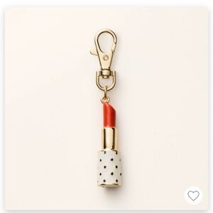 Kate Spade Target Lipstick Bag Charm Keychain